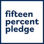 logo fifteen percent pledge